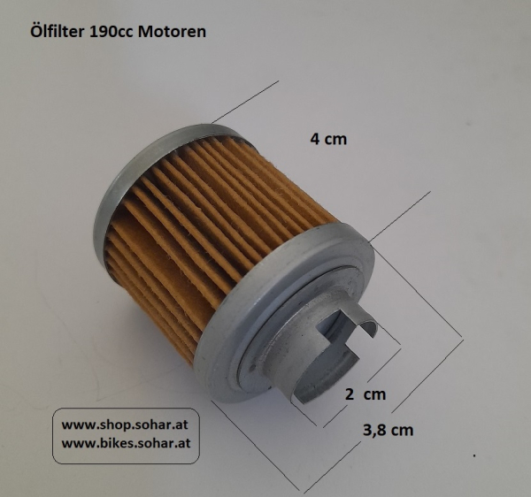 Ölfilter 150cc 160cc 190cc Motor